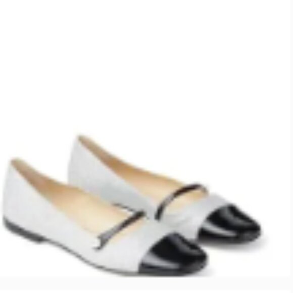 Jimmy Choo Elisa Flats Size 38 NWB ( 8) - Picture 2 of 6